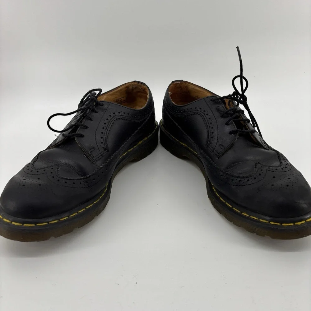 VTG Dr. Doc Martens Shoes‎ Mens US 13/UK 12 Black Docs 3989/59 Brogues Wingtips